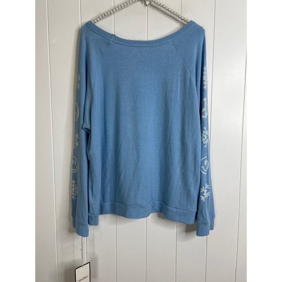 NWT Lauren Moshi Blue Ski Bum Sweatshirt Size Large - Picture 8 of 10
